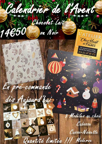 Calendrier de l'Avent par Choc'Haut de France